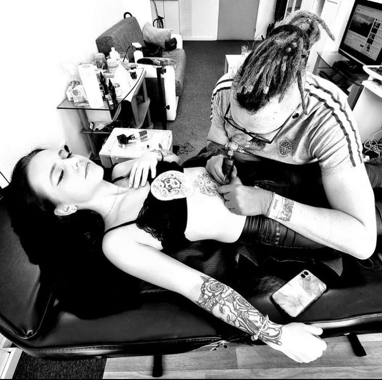 Rumen Dimov, tattoo and body artist at RD Tattoos & Piercings in Bratislava