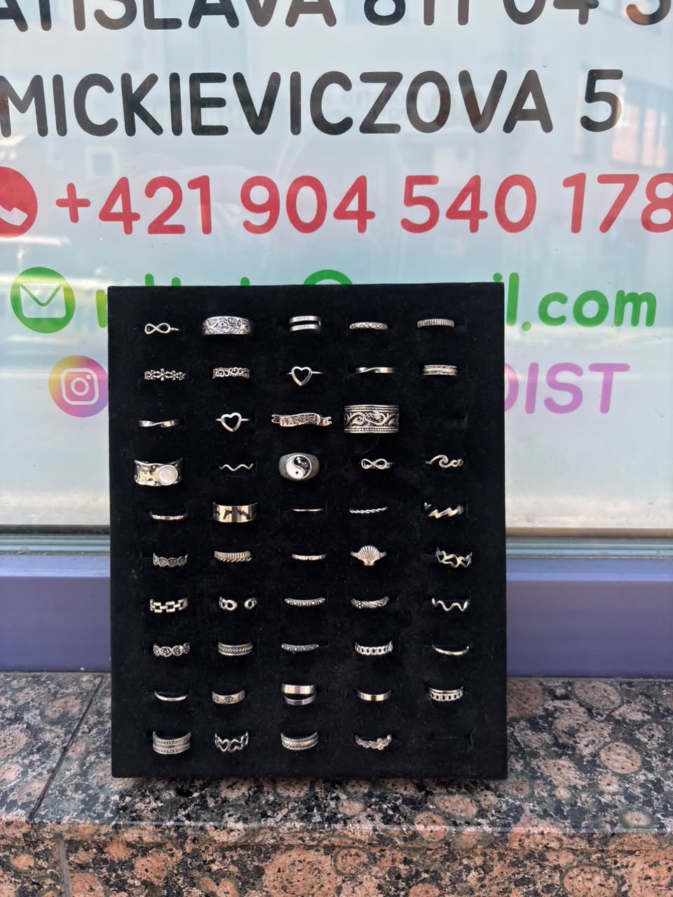 Strieborné prstene na predaj v RD Tattoos & Piercings v Bratislave