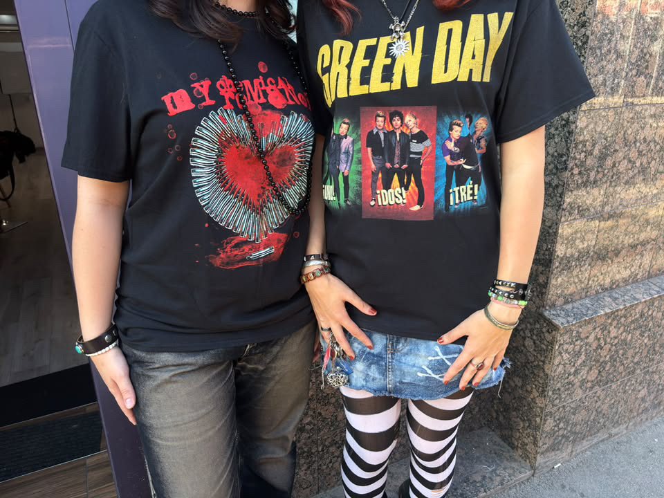 Metal and band t-shirts for sale at RD Tattoos & Piercings in Bratislava